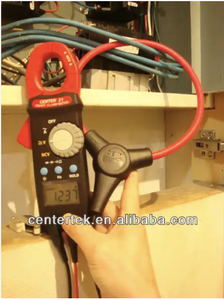 แคลมป์มิเตอร์แบบเฟสเดียวสำหรับช่างไฟฟ้าเชิงพาณิชย์/ที่อยู่อาศัยทำจากอลูมิเนียมและพลาสติก - Product Image 3