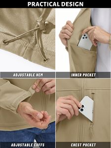 Factory Direct Unisex Outdoor Winter Canvas <b>Lightweight</b> Waterproof Windproof <b>Jackets</b> Comfortable Custom Branding Available - Product Image 5