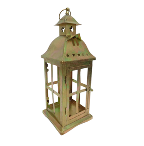 Juego decorativo para el hogar de 2 farolillos de metal, candelabro de color latón para decoración navideña hecho a mano a granel - Product Image 5