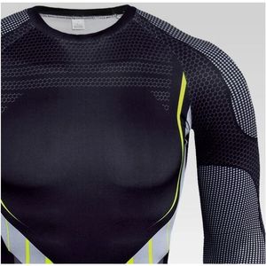 BJJ Rash Guard MMA Compression Shirt Conception personnalisée Manches longues Respirant et Prix de gros - Product Image 4