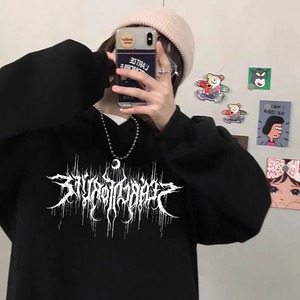Sudaderas Holgadas con Capucha Bordadas, Transpirables y Ecológicas, Hechas de Tela de Algodón Cómoda para la Moda de Otoño, Venta al por Mayor - Product Image 5
