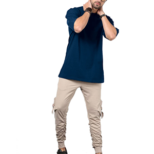 เสื้อยืดผู้ชายผ้าฝ้ายออร์แกนิค 100% น้ำหนัก 220 กรัม คุณภาพสูง ขายดี รับออกแบบ/สกรีนโลโก้ตามสั่ง ขายส่ง - Product Image 2