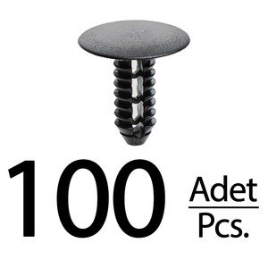 Clips de fixation pour Fiat Ducato - Noir - 100 pièces - Product Image 1