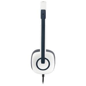 หูฟังแบบมีสาย Logitech H150 พร้อมไมโครโฟน สีขาว แบบสเตอริโอ ครอบหู สำหรับใช้ในศูนย์บริการ - Product Image 3