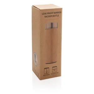 Bottiglia Termica Sostenibile in Bambù da 320ml, Tumbler in Acciaio Inossidabile per Merchandising Ecosostenibile - Product Image 6