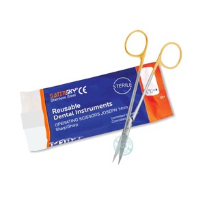 Tijeras Deaver Rectas Afiladas/Planas de Carburo de 14 cm, Tijeras Dentales y Quirúrgicas de Acero Inoxidable Fabricadas con AISI 420 - Product Image 2