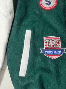 Chaqueta Universitaria de Lona Personalizada con Logotipo Frontal, Color Personalizado, Transpirable, Ecológica, Estilo Único, en Oferta para Hombre - Product Image 3