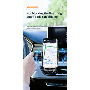 Chargeur de voiture sans fil rapide 10W compatible Qi pour iPhone et Android, fixation tableau de bord avec centrage automatique et verrouillage de sécurité - Product Image 6