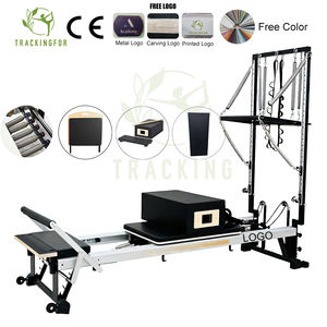 Reformer Pilates in Lega di Alluminio Studio Merrithew V2 Max Plus con Mezza Torre e <span class=keywords><strong>Trampolino</strong></span> - Product Image 1