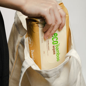 Lingettes nettoyantes pour bébé en bambou ECO de haute qualité, 80 lingettes antiseptiques et non parfumées en provenance du Vietnam - Product Image 3