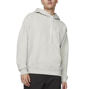 Sudadera con Capucha Extra Grande para Hombre, Color Sólido, Algodón, Logotipo Personalizado Impreso, Felpa Francesa, Ropa Casual de Otoño - Product Image 1