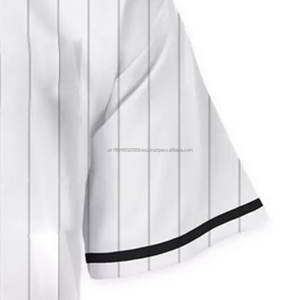 Personalizado de manga corta precios baratos en blanco Jersey de béisbol al por mayor sublimación impresa llanura hombres camisetas de béisbol - Product Image 3