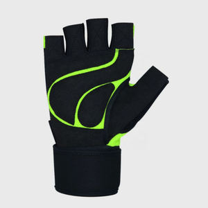 ถุงมือออกกำลังกายยกน้ำหนักสำหรับผู้ชายและผู้หญิงถุงมือออกกำลังกายปรับได้โลโก้ได้ - Product Image 3