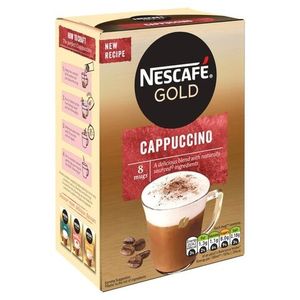 Hochwertiger günstiger Großhandelspreis <span class=keywords><strong>NESCAFE</strong></span> GOLD CAPPUCCINO SACHETTEN UND KASTE INSTANTKAFFEE zu verkaufen - Product Image 1