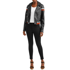 Chaqueta de cuero para mujer de diseño de calidad superior/chaqueta de cuero para mujer de material de alta calidad con Moq bajo - Product Image 4