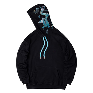 Parche desgastado Vintage para hombre, bordado, transpirable, 100% de algodón, sudaderas con capucha para hombre, ropa de calle, Sudadera con capucha, lavado ácido - Product Image 6