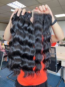 ผมต่อแบบลอนธรรมชาติผมมนุษย์บริสุทธิ์เกรดเวียดนามแบบดึงสองชั้น - Product Image 3