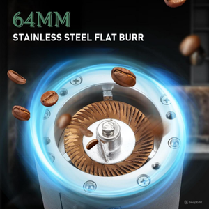 เครื่องบดกาแฟเชิงพาณิชย์ – ปรับความเร็วได้, ตั้งค่าการบดแบบไม่มีขั้นตอน 8 ระดับ, หน้าจอสัมผัส - Product Image 4