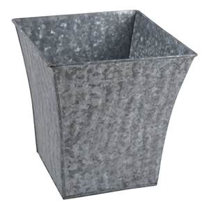 Hot Selling Set Of 2 <b>Galvanized</b> Metal Bucket Planters With Handles Farmhouse Style Indoor Outdoor Garden Decor <b>Tubs</b> - Product Image 4