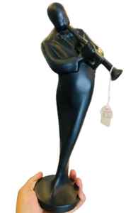 Sculptures d'art abstrait moderne faites à la main en fibre de polyéthylène, écologiques et durables, pour décoration intérieure, style contemporain, table, salon, anniversaire - Product Image 6