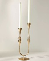 Lot de 2 bougeoirs vintage dorés en fonte, faits à la main, personnalisables, pour bougies pilier, pots à bougies en métal pour Noël, décoration intérieure, mariage