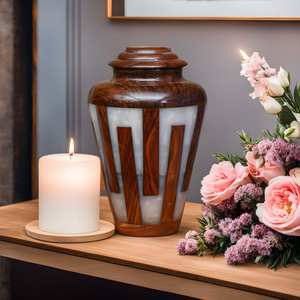 โรสวูดโกศที่ดีที่สุดสําหรับมนุษย์ขนาดใหญ่สําหรับผู้ใหญ่สําหรับการฝังศพด้วยไม้ส่วนบุคคลสําหรับกล่องศพ - Product Image 4