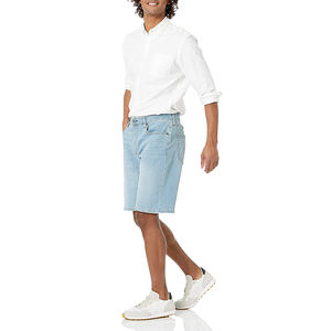 Pantalones cortos de mezclilla unisex de alta calidad al por mayor pantalones cortos de mezclilla de tamaño personalizado ropa de calle vintage - Product Image 3