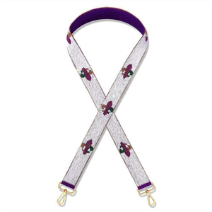 Stylish Seed Beads Embroidery Strap For <b>Sling</b> Bags Custom Tribal Beaded Embroidery Crossbody Strap - Product Image 6