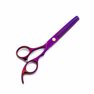 Ciseaux amincissants de salon en acier inoxydable Fix repose-doigt en acier inoxydable coiffeur ciseaux amincissants pour salon - Product Image 2