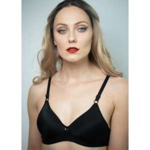 Lot de 2 (violet & noir)-Soutien-gorge rembourré sans armatures Clarkia - Product Image 1