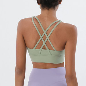 Ensemble d'entraînement 2 pièces grande taille pour femmes taille haute Leggings de gymnastique soutien-gorge de Sport à séchage rapide léger respirant coton Spandex sans couture - Product Image 2