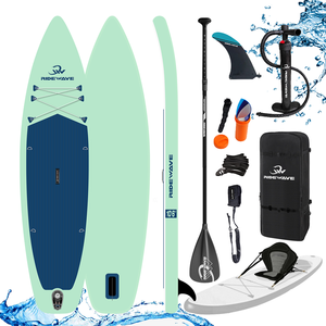 Ván chèo đứng bơm hơi RIDEWAVE dòng mới 11'6\" siêu rộng với phụ kiện SUP cao cấp Drop Stitch - Product Image 1