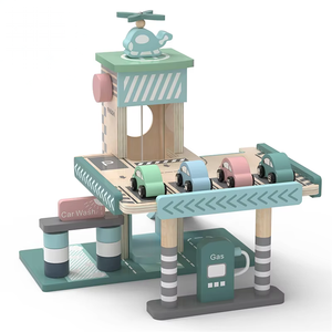 Nouveau design de <span class=keywords><strong>jeu</strong></span> de rôle éducatif pour enfants, jouet <span class=keywords><strong>en</strong></span> <span class=keywords><strong>bois</strong></span> de station service de <span class=keywords><strong>garage</strong></span>, jouet <span class=keywords><strong>en</strong></span> <span class=keywords><strong>bois</strong></span> pour enfants, couleur européenne unique - Product Image 3