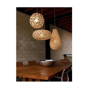 Oferta Especial: Lámparas Colgantes LED Cuadradas Doradas Modernas para Sala de Estar, Comerciales, de Mimbre y Ratán, Luz Blanca Cálida, de Lujo - Product Image 5