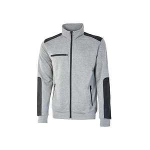 U-POWER Snug Gris Argent Full Zip up Sweatshirt Workwear - Product Image 1