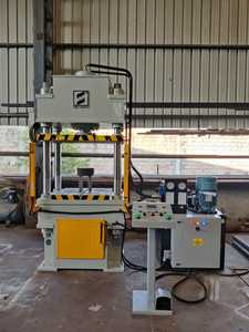 เครื่องกดไฮดรอลิกแบบสองหัว200ตันพร้อมส่วนประกอบหลักของ PLC สำหรับการวาดแบบลึกไฮดรอลิก - Product Image 3