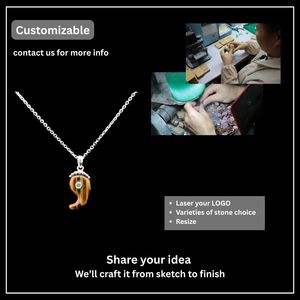 จี้เงินแท้ 925 รูปหยินมาการัตตะมะ |   ไทเกอร์อายธรรมชาติและทซาโวไรต์ |   เครื่องประดับสัญลักษณ์แบบกำหนดเองของ OEM |   ขั้นต่ำ 1 ชิ้น - Product Image 5