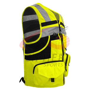 เสื้อกั๊กนิรภัยสไตล์ใหม่พร้อมกระเป๋า - Product Image 4