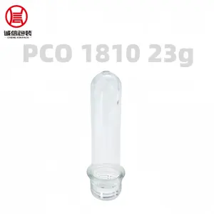 Water Bottle Preform 28mm Pco 1810 23g Pco Neck Pet Preform Pet Bottles Preformes Colors Can Be Customized