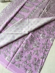 Matériel de robe en coton imprimé bloc Rajasthani élégant sur mesure avec Dupatta doux respirant et artisanal idéal pour les cadeaux - Product Image 6