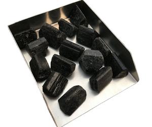 Pierre précieuse en Tourmaline noire naturelle, pierre brute incroyable non traitée, fabrication de bijoux pendentif DIY - Product Image 1