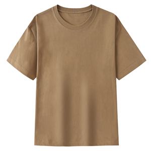 Camiseta de Algodón Peinado de Manga Corta y Cuello Redondo con Logotipo Personalizado OEM, Talla Grande, Cultura Corporativa, Logotipo Impreso - Product Image 1