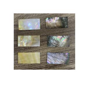 Meilleure vente usine naturel blanc jaune nacre coquille Rectangle dalle 30x40mm & 35x50mm pour artisanat décoration maison fête - Product Image 1