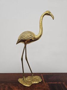 รูปปั้นหงส์อะลูมิเนียมชุบทองแบบโบราณงานหัตถกรรมศิลปะหัตถกรรมสำหรับตกแต่งบ้านวัสดุโลหะ - Product Image 5