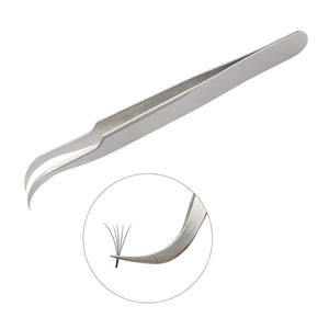 Pince à épiler professionnelle de haute précision en acier inoxydable anti-magnétique avec poignée confortable, pointe lisse, longueur mate - Product Image 4