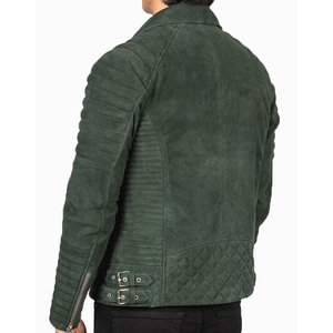 Streetwear d'hiver décontracté dernier style pour garçons veste en cuir suédé vintage de qualité supérieure avec tissu en toile vente à chaud à prix réduit - Product Image 6