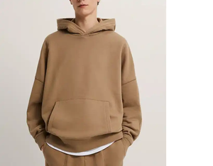 Venta al por mayor personalizado de gran tamaño grueso en blanco peso pesado Sudadera con capucha 100% algodón más tamaño de los hombres sudaderas con capucha y sudaderas - Product Image 5