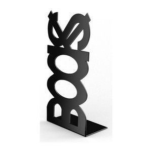 Fermalibro in Acciaio Mod.Books Nero - Product Image 1