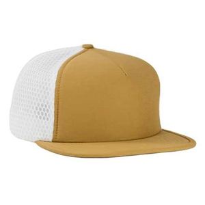 หมวก Snapback เชือกแบน5แผงพร้อมโลโก้ปักสไตล์ฮิปฮอปวินเทจ - Product Image 6