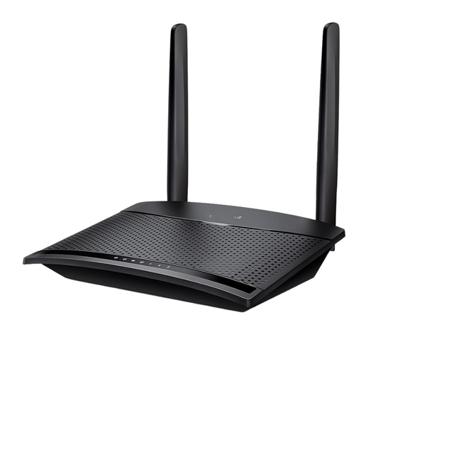 Technoverse Business Solutions TL-MR100 Plastic 300Mbps 4G LTE Wireless Router 2.4GHz SIM Card Slot Plug Play Parental Controls